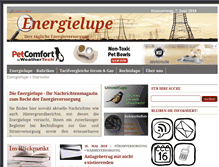 Tablet Screenshot of energielupe.de